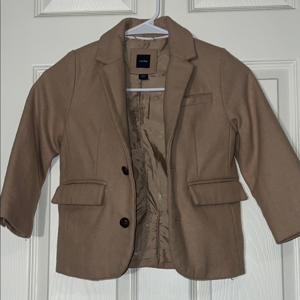 GAP Kids Tan Pea Coat